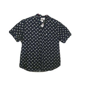Kennington ButtonDown Mens Shirt Short Sleeve Blue